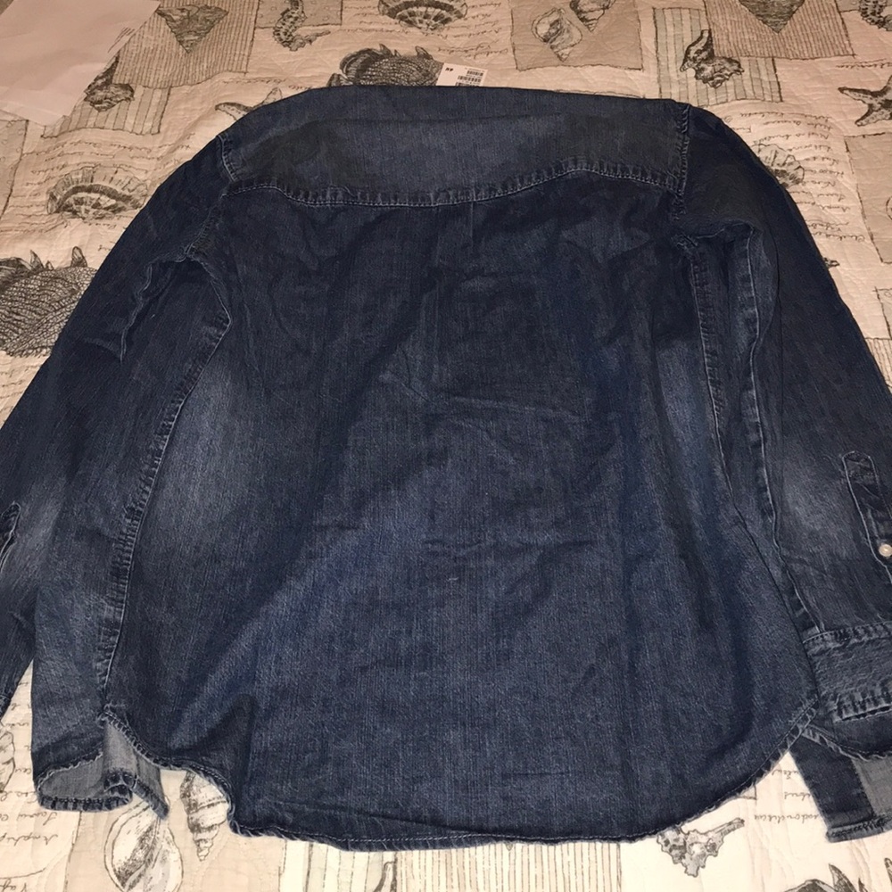 H&M Denim Button up Small never used! - Picture 2 of 3
